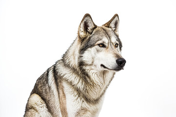 Obraz premium Wolf looking to the side