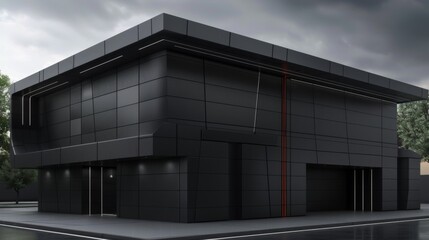 Fototapeta premium Creating a Photorealistic 3D Render of a Modern Building