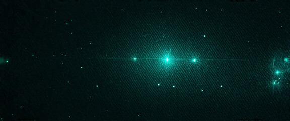 Dark and abstract green turquoise pattern in a void