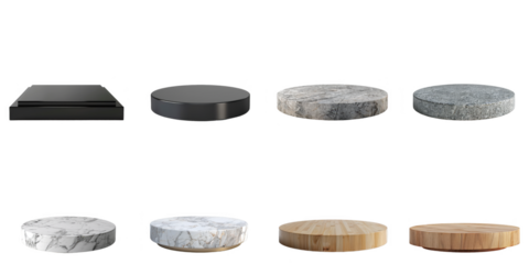 Empty transparent sample mockup isolated png with no background.