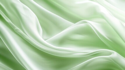 Fototapeta premium Pastel green background with a smooth texture, ideal for a calm and soothing visual