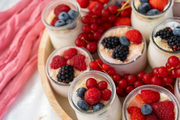 Jars hold Olallieberry and Boysenberry for cooking and natural foods