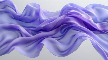  A digital illustration of a blue-purple liquid wave set against a white backdrop and featuring a gray background