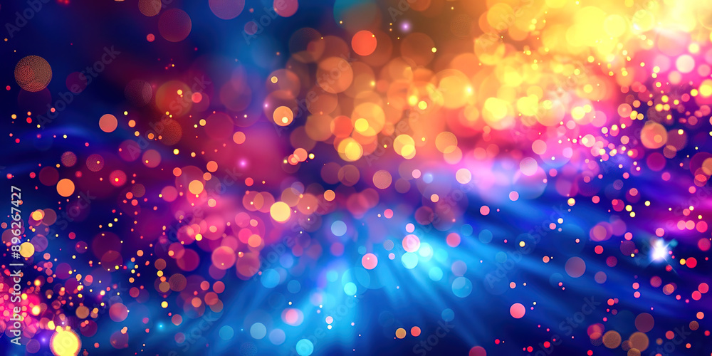 Poster abstract background with waves