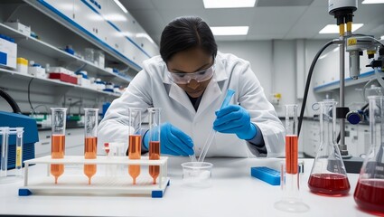 Fototapeta premium Monitoring Chemical Reactions
