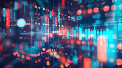 Obraz premium stock market