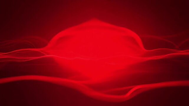 A red background with a red line. The image has a mood of intensity and drama