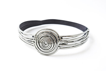 Fototapeta premium Silver Spiral Belt