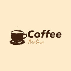 Coffee shop logo. Retro coffee badge, modern coffee logo, coffee shop logo vector