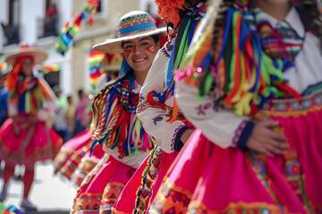 Dancers at Carnival, Sucre, Bolivia