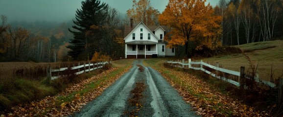 Obraz premium I Will Live In This House, A Phrase Filled With Hope And Determination