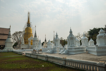 Wat Suan Dok Temple and Royal Mausoleum in Chiang Mai, 
