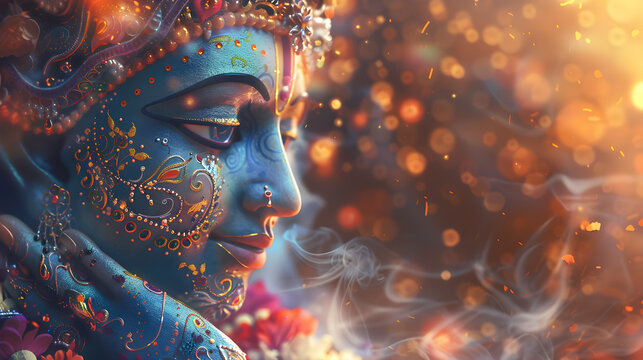 Vishnu's Divine Manifestation: Krishna Avatar hinduism avatar krishna