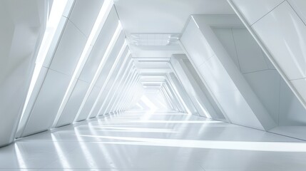 Abstract 3d white background .Ai generation.