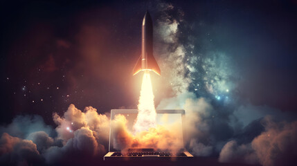 Rocket Launch Paves Way for Startup Triumph launch laptop startup