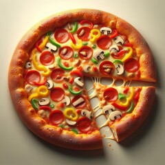 Pepperoni pizza photo