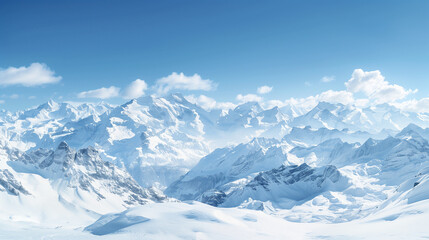 Fototapeta premium snowy mountains