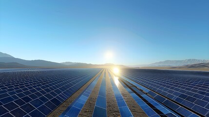 Farma solarna, ekologia, panele solarne, energia słoneczna