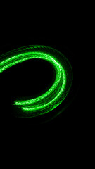 Futuristic Story Overlay Background Neon Glow Sci-Fi Hochformat