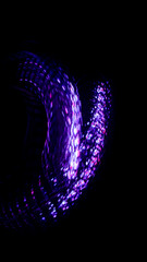 Futuristic Story Overlay Background Neon Glow Sci-Fi Hochformat