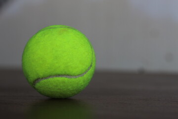 tennis ball on the court