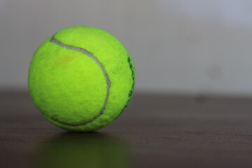 tennis ball on the court