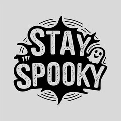 Fototapeta premium Halloween vintage label, logo