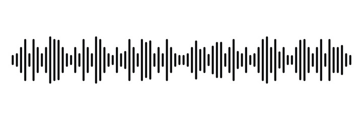 sound and audio waves. Volume wave ,Waves of the equalizer isolated on white background vector.
