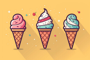 Ice Cream Icon Set