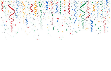 colorful confetti explosion celebration