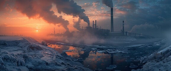 Obraz premium The Vast Lignite Coal Mine Serves As A Crucial Source Of Electricity, Representing Industrial Might