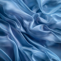 Fototapeta premium Flowing waves of fabric, gently undulating and rippling, with a soft, silk-like texture background