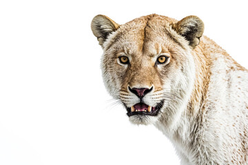 Obraz premium Lioness with a fierce gaze