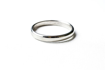 Simple Silver Wedding Band