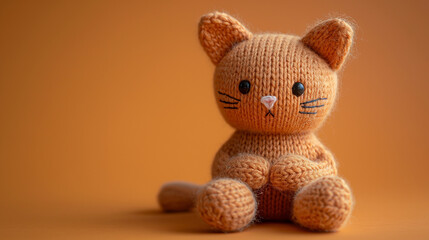 Crochet Plushies, hand knitted cat toy