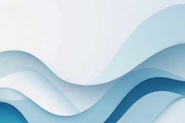 a blue and white wavy lines