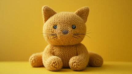 Crochet Plushies, hand knitted cat toy