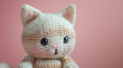 Crochet Plushies, hand knitted cat toy