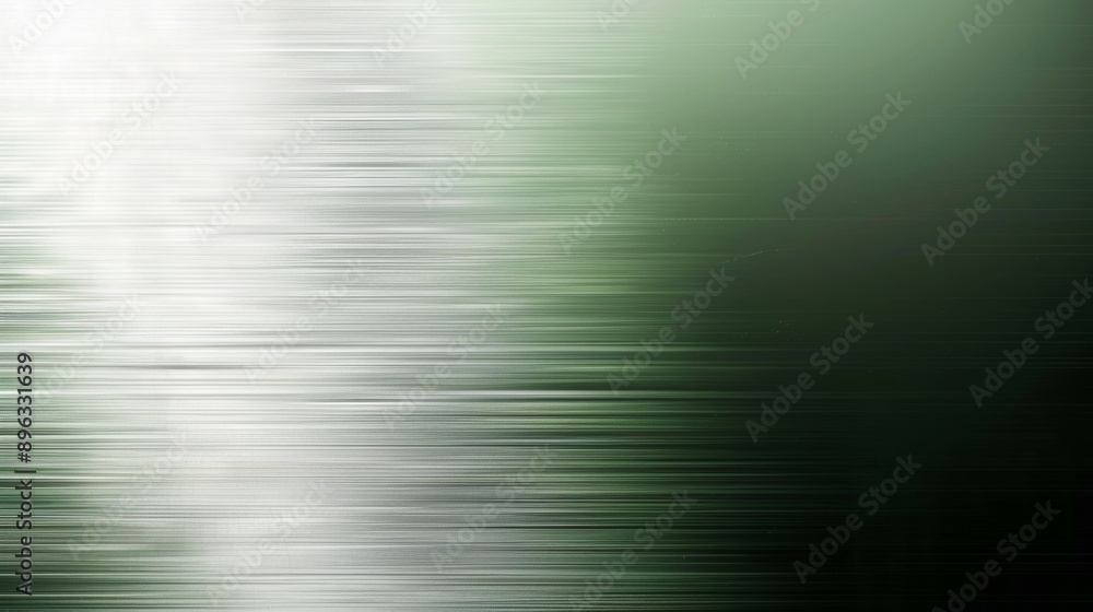 Poster vibrant abstract background with green and white hues, horizontal lines create mesmerizing motion bl