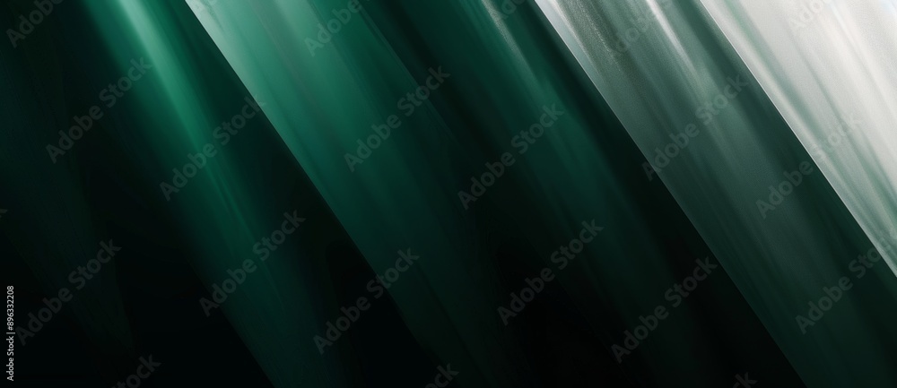 Aufkleber abstract background with green and white diagonal lines creating dynamic perspective, perfect for we