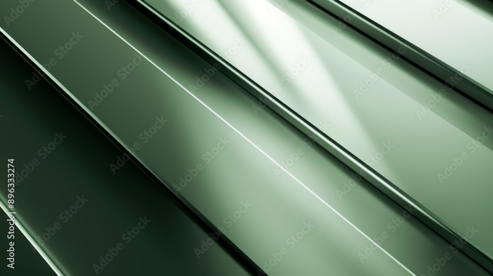 Aufkleber captivating abstract background with vibrant green diagonal lines shining brightly, creating a sleek