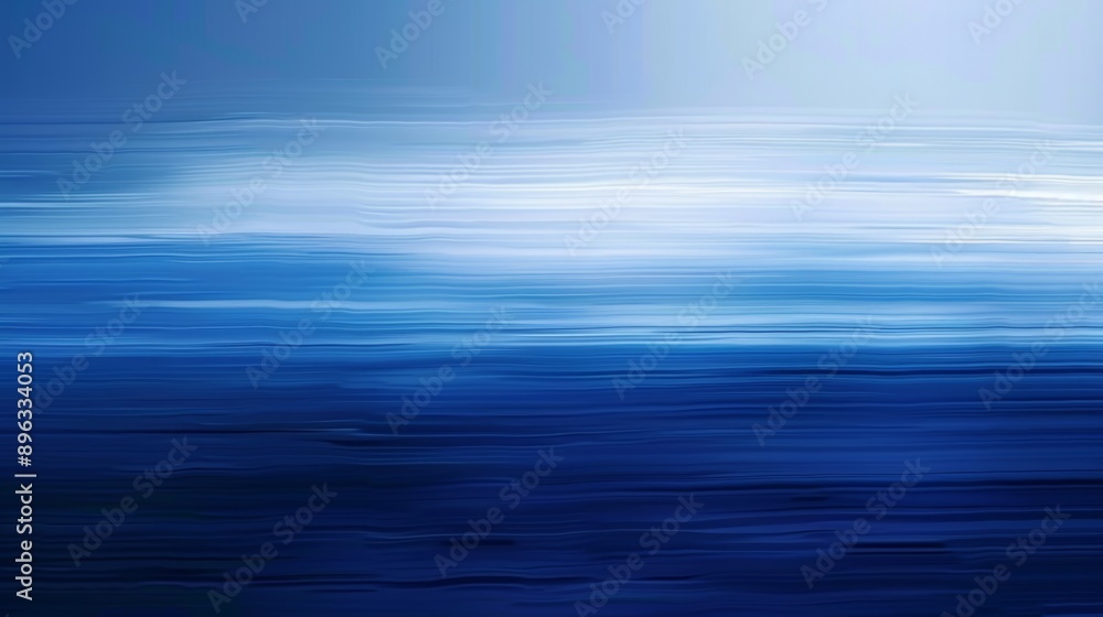 Poster abstract blue background with horizontal lines creating a sense of movement and speed. the bright li