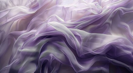 Obraz premium Purple Sheer Fabric Draped Texture