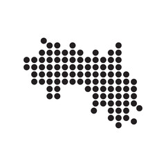 Guinea map icon