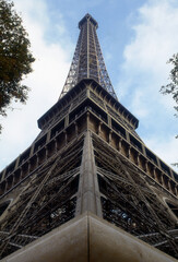 Paris und der Eiffelturm in den 90er Jahren