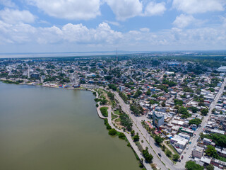 Tampico Tamaulipas parque metropolitano toma aerea 