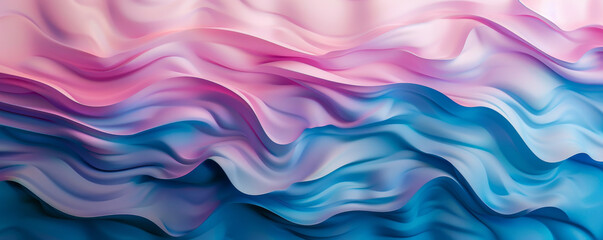 Fototapeta premium Abstract colorful gradient waves in pink and