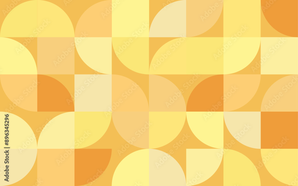 Poster abstract geometric shape seamless pattern rectangles squares circles clean shape mordern creative st