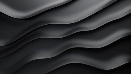 Obraz premium Abstract Black Wave Background