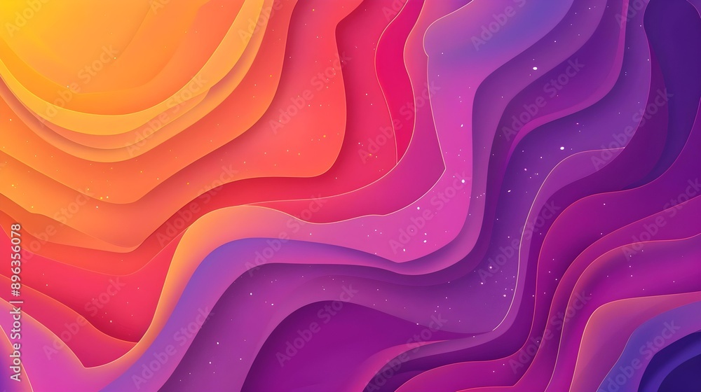 Wall mural colorful gradient abstract background